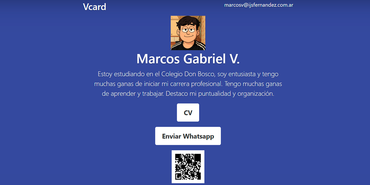 vCard alumno
